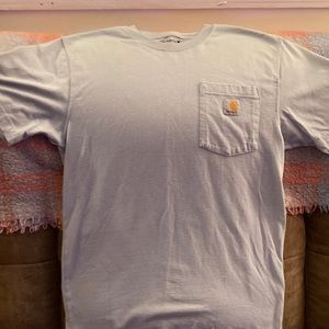 Mens Carhartt t-shirt. Light blue